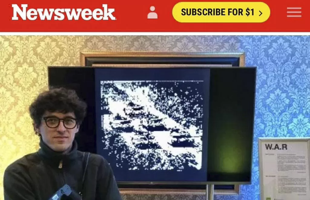 December 21, 2022. Newsweek article about W.A.R project.